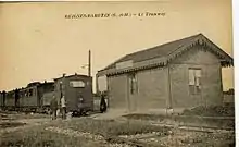 Gare de Guignes, arrêt du tramway