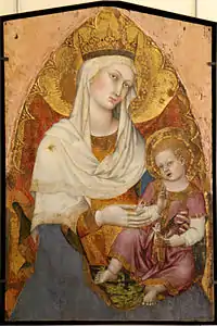 Vierge à l'Enfant,Musée du Petit Palais d'Avignon.