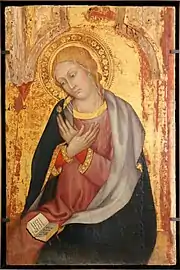 Vierge de l'Annonciation,Musée du Petit Palais d'Avignon.