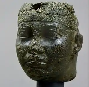 Le pharaon Taharqa v. 690-64, Nubien du royaume de Koush, Ny Carlsberg Glyptotek