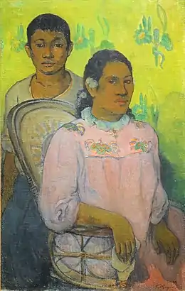 Jeune Fille et Garçon par Paul Gauguin, en 1899 (Norton Simon Museum, Pasadena).