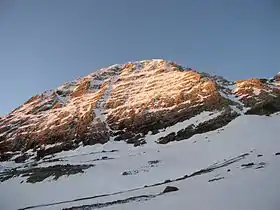 Vue de la face nord du Taillon