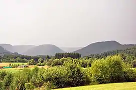 Monts vu du hameau le Paire.