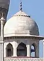 Chhatri d'angle du Taj Mahal