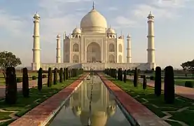 Le Taj Mahal, symbole de l'Inde dans le monde.