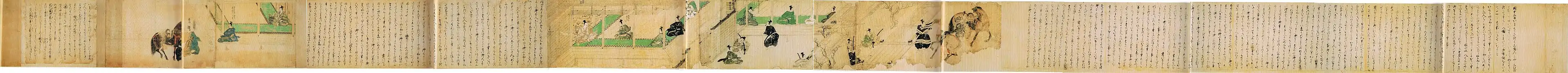 Premier rouleau, 3, Kamakura, textes 6 à 9, dessins 9 et 10