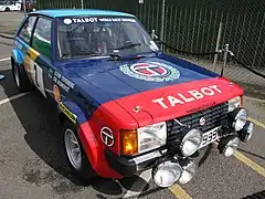 Talbot Sunbeam Lotus de Stig Blomqvist en 2008.