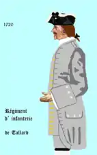 régiment de Tallard de 1720 à 1734