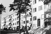 La rue Björnståhlsgatan dans les années 1940.