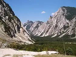 Photo de la vallée de Planica.