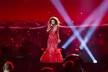 Description de l'image Tamara Gachechiladze (Eurovision 2017).jpg.