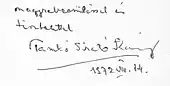 signature de Charles Sirato