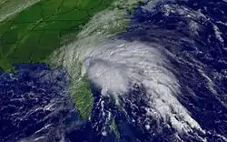 Tempête tropicale Tammy, le 5 octobre 2005 à 14:15 UTC
