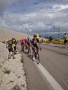 Tao Geoghegan Hart au Mont Ventoux lors du Tour de France 2021