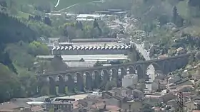 Vue du viaduc de Tarare