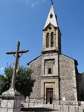 Façade de l'église.