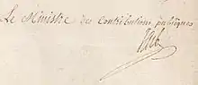 signature de Louis Hardouin Tarbé