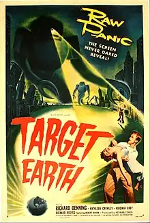 Description de l'image Target Earth poster 1954.jpg.