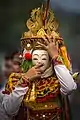 Danse Telek, forme de danse Topeng pratiquée depuis 1935 dans le village de Jumpai, Klungkung, Klungkung (id),Bali, Indonésie. Avril 2019.