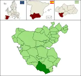 Localisation de Tarifa