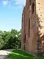 La cathédrale de Tartu en ruine.