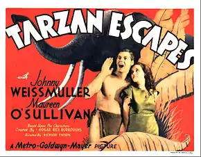 Description de l'image Tarzan Escapes lobby card.jpg.