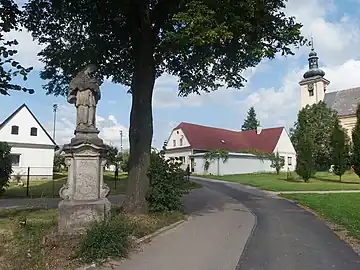 Statue de saint Jean Népomucène..