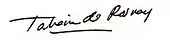 signature de Tatiana de Rosnay