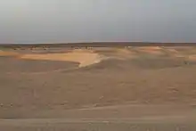 Photo d'un désert.