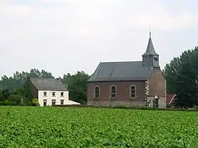 Les façades et toitures de la Chapelle Saint-Pierre à Franquenée