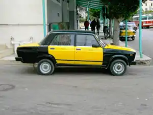 Un taxi d'Alexandrie.
