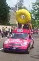 Véhicule publicitaire de la caravane du Tour de France 2014