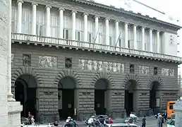 La façade du San Carlo en 2004.