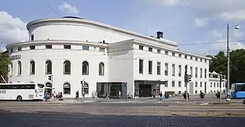 Le Théâtre suédois vu d'Erottaja.