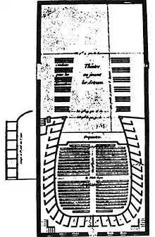 Description de l'image Teatro delle Dame floor plan, 1760-61.jpg.