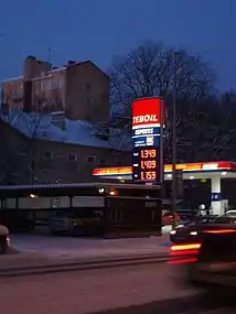 Station Teboil à Turku.