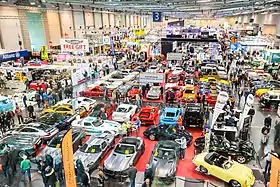 Techno-Classica au parc des expositions d'Essen.