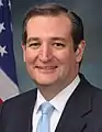 Ted Cruz, sénateur du Texas depuis 2013,,,. Il entre en course le 23 mars 2015 et abandonne le 3 mai 2016.