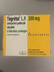 Tegretol LP 200 mg en France
