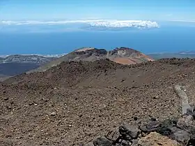 Vue du cratère du Pico Viejo.