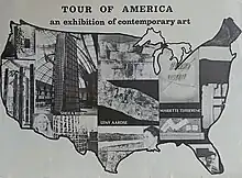 Tour of America, Affiche du Maier Museum of Art (Lynchburg, Virginie USA).