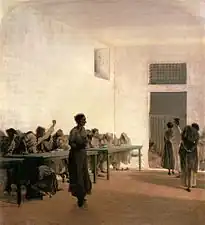 La Salle des agités de l'hospice San Bonifacio (1865), Venise, Ca' Pesaro.