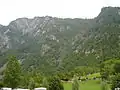 Le plateau de Chamois vu depuis la gare de Buisson