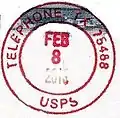 La marque postale de Telephone