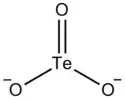 Image illustrative de l’article Tellurite (ion)