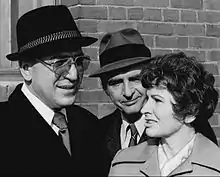 Telly Savalas, Dan Frazer et Jean LeBouvier dans un épisode de Kojak en 1975