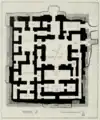 Plan du « Temple Z », probablement dédié à la déesse Ishkhara, localisé dans le secteur d'Ishin Aswad.