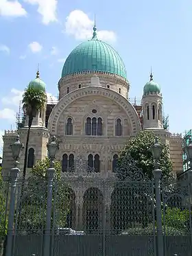 Grande synagogue de Florence (Italie).