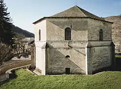 Vue de l'arrière du temple