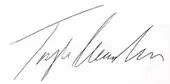 signature de Temple Grandin